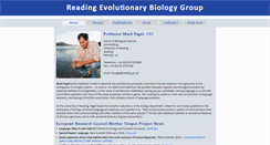 Desktop Screenshot of evolution.reading.ac.uk