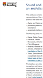 Mobile Screenshot of italianverse.reading.ac.uk